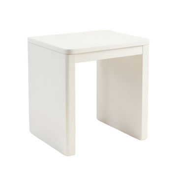 Aspen Bluff Side Table - White