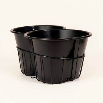 Industrial 2 Piece Metal/Wire Basket Set (synthetic illustration; no displayed measurements)