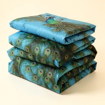 Peacock Duvet Cover Set (synthetic illustration; no displayed measurements)