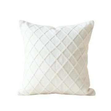 Alder Crest Filled Accent Pillow - White