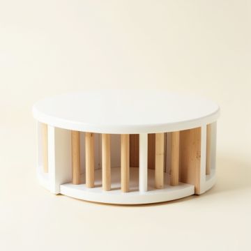 Shore Branch Shoe Storage Bench - White (synthetic illustration; no displayed measurements)