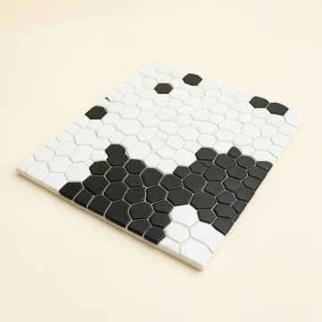 Value Series 2 '' X 2 '' Porcelain Honeycomb Mosaic Tile (synthetic illustration; no displayed measurements)