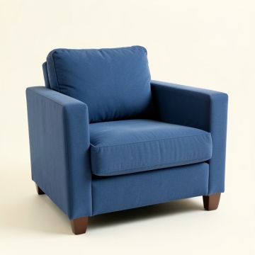 Stone Canyon Upholstered Armchair - Blue (synthetic illustration; no displayed measurements)