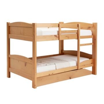 Callam Twin Over Twin Solid Wood Standard Bunk Bed