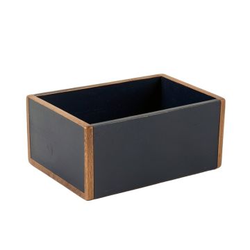 Maple Branch Empty Storage Basket - Navy