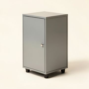 Delasandro Metal Storage Cabinet (synthetic illustration; no displayed measurements)