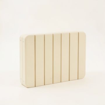 Sage Crossing Narrow Outdoor Storage Bench - Cream (synthetic illustration; no displayed measurements)