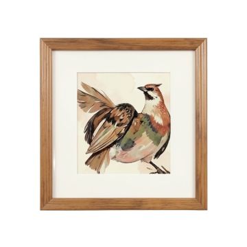 Feathered Beauty Prints By Grace Feyock - 4 Piece Picture Frame Painting Print Set On Paper