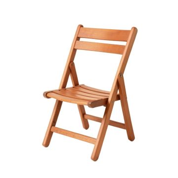 Alder Bend Folding Outdoor Chair - Terracotta