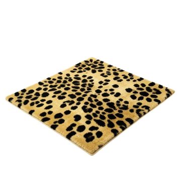 Thornbury Animal Print Tufted Wool Gold/Black Area Rug
