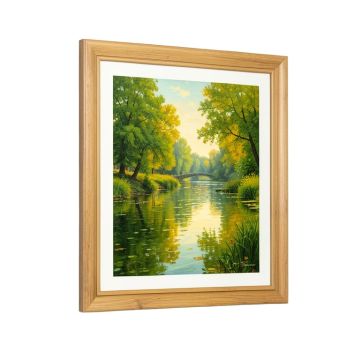 The Bridge At Argenteuil By Claude Monet Framed Painting Print