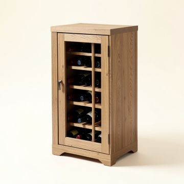 Mcdonnell 21 Bottle Floor Wine Cabinet (synthetic illustration; no displayed measurements)
