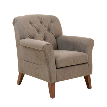 Grenz 40.5 '' Wide Tufted Polyester Armchair (synthetic illustration; no displayed measurements)
