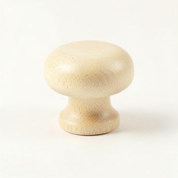 Maple Crest Cabinet Knob Without Packaging - Ivory (synthetic illustration; no displayed measurements)