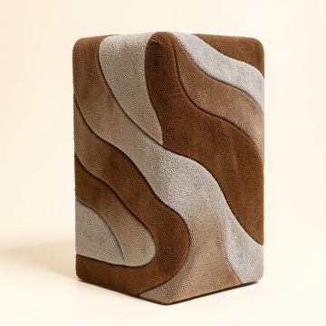 Modern Wavy Circles Design Standing Anti-Fatigue Mat (synthetic illustration; no displayed measurements)
