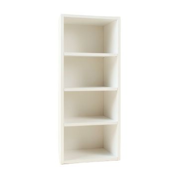 Clay Bridge Narrow Cubby Tower - White