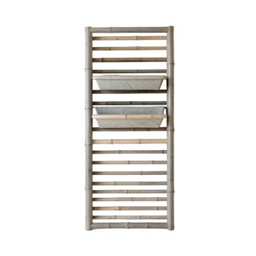 Maple Bluff Empty Vertical Garden Frame - Gray