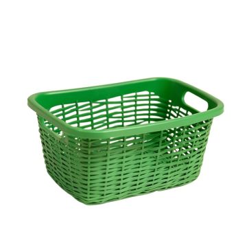Spruce Bend Empty Storage Basket - Green