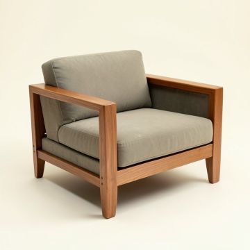 Garren 52.4 '' Square Arm Loveseat (synthetic illustration; no displayed measurements)