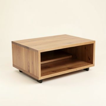 Bartron Solid Wood Coffee Table With Storage (synthetic illustration; no displayed measurements)