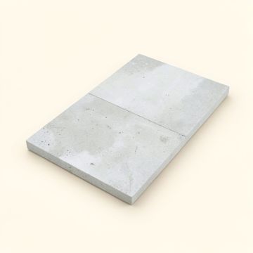 Boden H 8 '' X 8 '' Cement Field Tile In White/Gray (synthetic illustration; no displayed measurements)