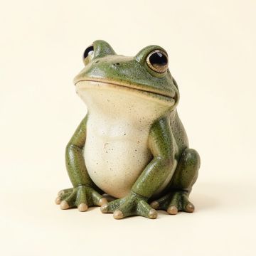 Totally Zen Frog Statue (synthetic illustration; no displayed measurements)