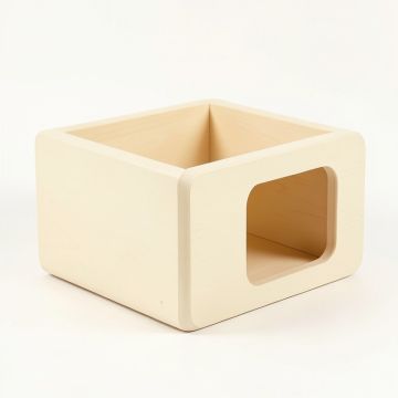 Summit Bridge Empty Furniture-Style Litter Enclosure - Cream (synthetic illustration; no displayed measurements)