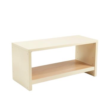 Moss Edge Indoor Bench - Cream