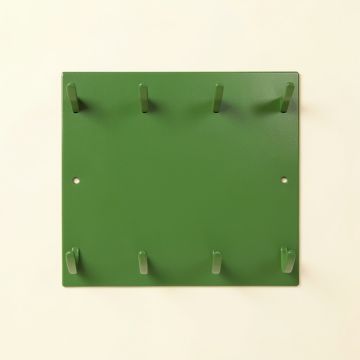 Rowan Canyon Empty Wall-Mounted Tool Organizer Panel - Green (synthetic illustration; no displayed measurements)