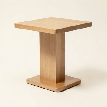 Mako Pedestal End Table (synthetic illustration; no displayed measurements)