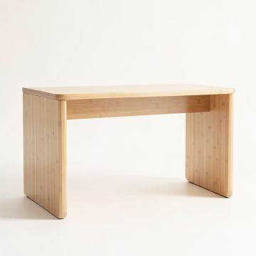 Harbor Edge Writing Desk - Beige (synthetic illustration; no displayed measurements)