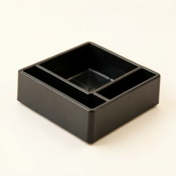Ridge Bend Empty Pantry Drawer Organizer Insert - Black (synthetic illustration; no displayed measurements)