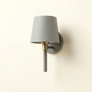 Glen Brook Wall Sconce Mounted On A Plain Wall - Gray (synthetic illustration; no displayed measurements)