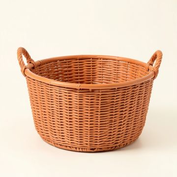 Alder Bridge Empty Storage Basket - Terracotta (synthetic illustration; no displayed measurements)