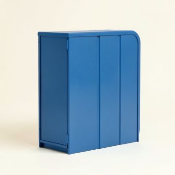 Flint Branch Narrow Outdoor Storage Bench - Blue (synthetic illustration; no displayed measurements)