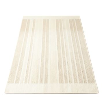 Cove Bend Rectangular Area Rug - Cream