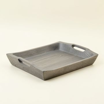 Sage Crossing Serving Tray - Gray (synthetic illustration; no displayed measurements)