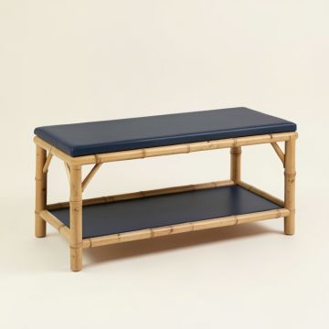 Willow Canyon Indoor Bench - Navy (synthetic illustration; no displayed measurements)