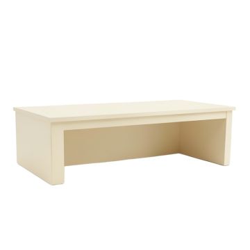 Clay Dell Desktop Monitor Riser - Cream