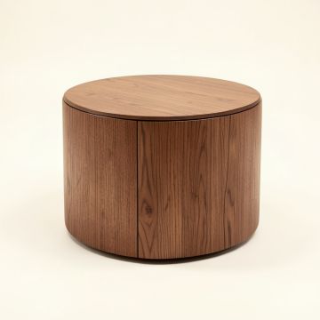 Willow Drum Coffee Table (synthetic illustration; no displayed measurements)