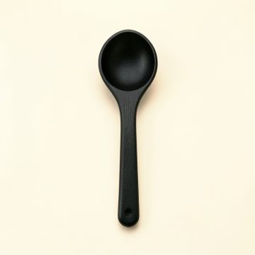 Shore Crest Cooking Spoon - Black (synthetic illustration; no displayed measurements)