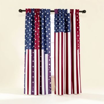 Ambesonne 4Th Of July Window Curtains (synthetic illustration; no displayed measurements)
