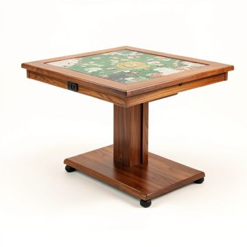 500 Piece 35 '' Oak Folding Puzzle Table (synthetic illustration; no displayed measurements)