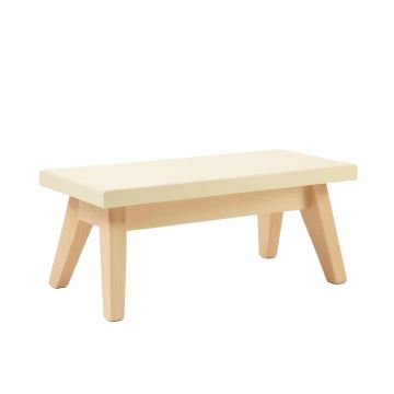 Summit Crest Indoor Bench - Cream