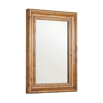 Traditional Beveled Distressed Accent Mirror
