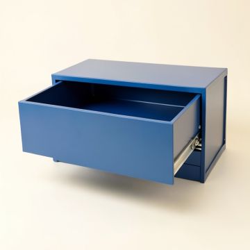 Meadow Brook Under-Desk Drawer Unit - Blue (synthetic illustration; no displayed measurements)