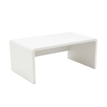 Vale Bridge Desktop Monitor Riser - White