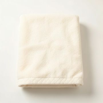 Cove Falls Bath Towel - Cream (synthetic illustration; no displayed measurements)
