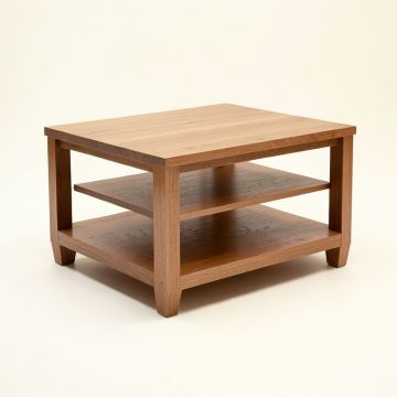 Bullington Floor Shelf Coffee Table With Storage (synthetic illustration; no displayed measurements)