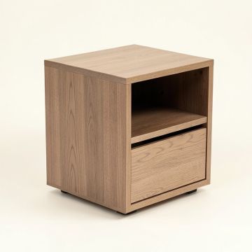 Bayview End Table With Storage (synthetic illustration; no displayed measurements)